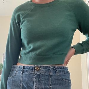 forever 21 cropped sweatshirt